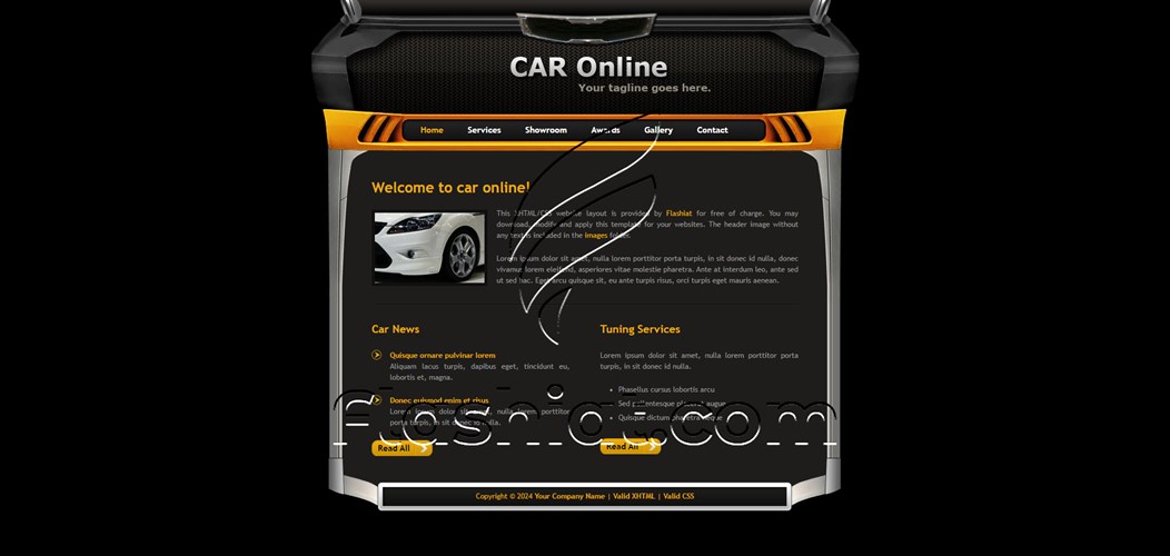 Car 2 - Free XHTML & CSS Template - Flashiat