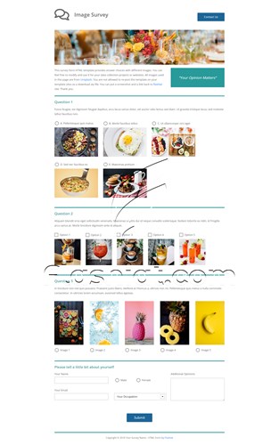 Image Survey - Free HTML5 & CSS Template - Flashiat