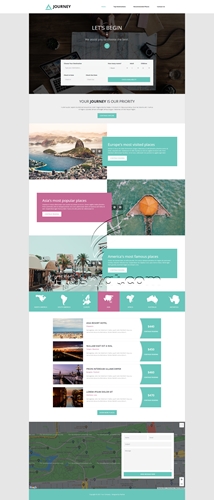 Journey - Free HTML5 & CSS Template - Flashiat