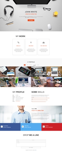 Ultra Profile - Free HTML5 & CSS Template - Flashiat