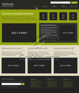 Attitude - Free PSD Template