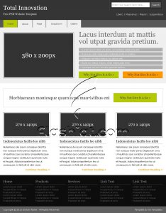 Total Innovation - Free PSD Template