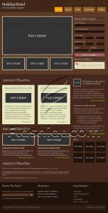 HolidayHotel - Free PSD Template