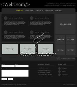 WebTeam - Free PSD Template