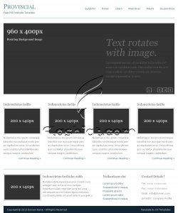 Provincial - Free PSD Template