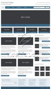 Universal College - Free PSD Template