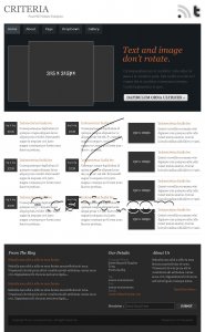 Criteria - Free PSD Template