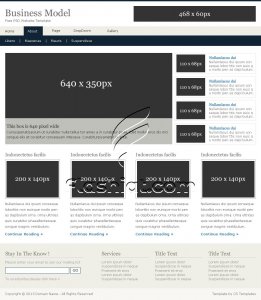 Business Model - Free PSD Template