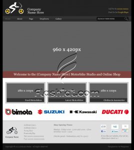BikeShop - Free PSD Template