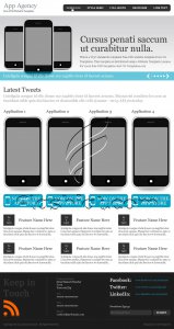 App Agency - Free PSD Template