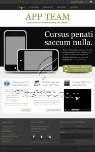 APP Team - Free PSD Template