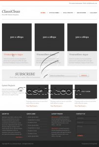 ClassiClean - Free PSD Template