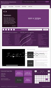 Educational Institute - Free PSD Template