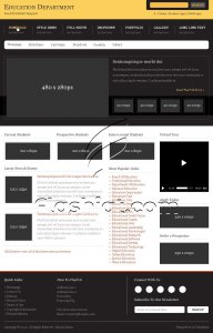 Education Department - Free PSD Template