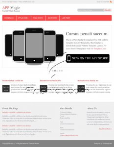 App Magic - Free PSD Template