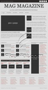 Mag Magazine - Free PSD Template