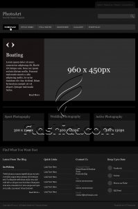 PhotoArt - Free PSD Template