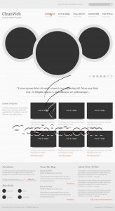 CleanWeb - Free PSD Template