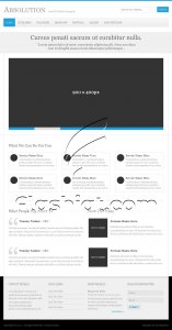Absolution - Free PSD Template