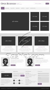 Open Business - Free PSD Template