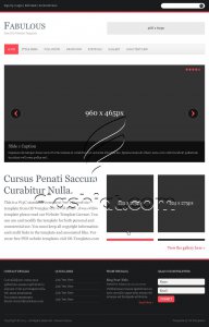 Fabulous - Free PSD Template