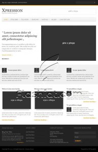 Xpression - Free PSD Template