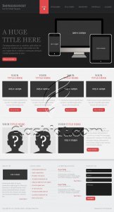 Impressionist - Free PSD Template