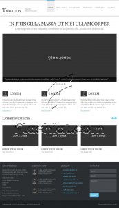 Tradition - Free PSD Template