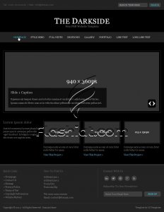 The Darkside - Free PSD Template