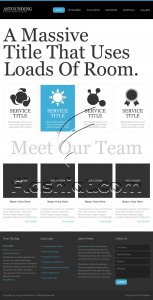 Astounding - Free PSD Template