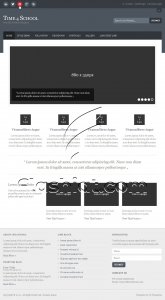 Time 4 School - Free PSD Template