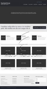 Lifestyle - Free PSD Template