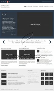 Classical - Free PSD Template