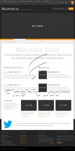 Majestical - Free PSD Template