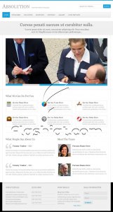 Absolution - Free PSD Template