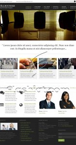 Allrounder - Free PSD Template