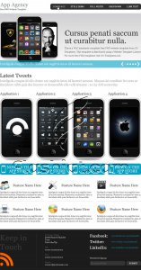 App Agency - Free PSD Template