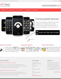 App Magic - Free PSD Template