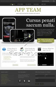 APP Team - Free PSD Template