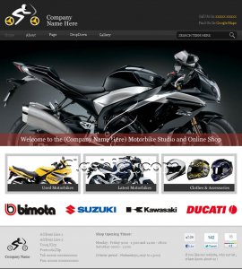 BikeShop - Free PSD Template