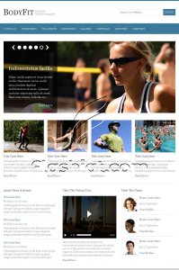 BodyFit - Free PSD Template