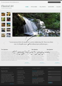 Classical Art - Free PSD Template