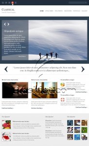 Classical - Free PSD Template