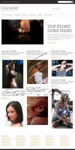 Columnist - Free PSD Template