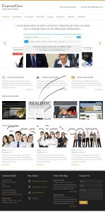 CorporateClean - Free PSD Template