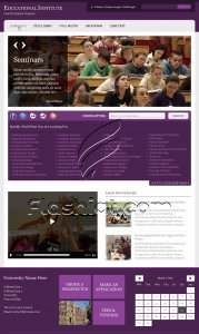 Educational Institute - Free PSD Template