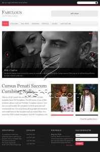 Fabulous - Free PSD Template