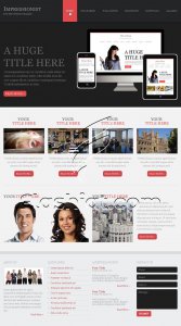 Impressionist - Free PSD Template