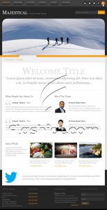 Majestical - Free PSD Template
