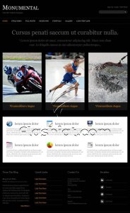 Monumental - Free PSD Template